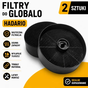 Filtr węglowy do GLOBALO HADARIO kpl 2 szt. 