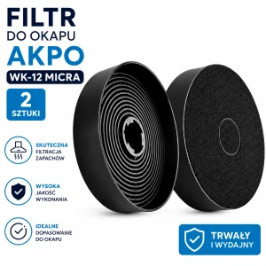 Filtr węglowy typu T300 do AKPO WK-12 Micra 50/60 — komplet 2 szt.
