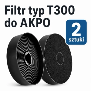  Filtr węglowy typ T300 do okapów AKPO średnica 13 cm kpl 2 szt