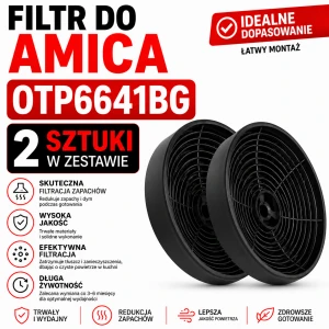 Filtr węglowy do Amica OTP6641BG | KF17154 | 2 szt.