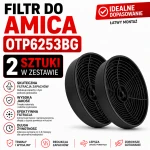 Filtr węglowy do Amica OTP6253BG | KF17154 | 2 szt.