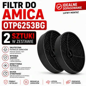 Filtr węglowy do Amica OTP6253BG | KF17154 | 2 szt.