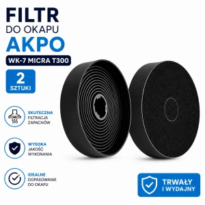 Filtr węglowy typu T300 do okapów AKPO WK-7 MICRA kpl 2 szt .