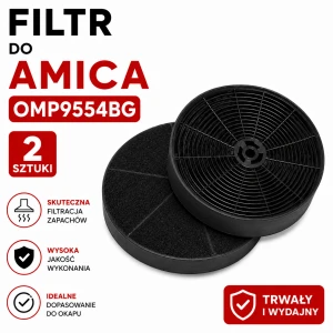 Filtr węglowy do Amica  OMP9554BG  kpl 2 szt 