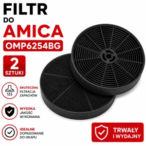 Filtr węglowy do Amica OMP6254BG STUDIO kpl 2 szt.