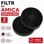Filtr węglowy do Amica OMP6555BG  kpl 2 szt. 