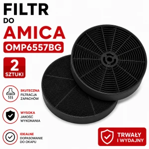 Filtr węglowy do Amica OMP6557BG  kpl 2 szt.