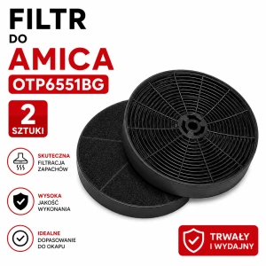 Filtr węglowy do Amica OTP6651BG  kpl 2 szt.