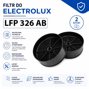  Filtr węglowy do ELECTROLUX LFP326AB | ECFB03 2 szt.