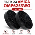Filtr węglowy do Amica OMP6253WG | KF17154 | 2 szt.
