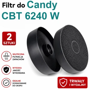 Filtr węglowy do CANDY CBT 6240 W| ACM14 | 2 szt. 