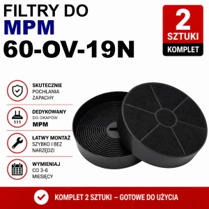  Filtr węglowy do MPM-60-OV-19N  | 2 szt.