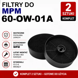  Filtr węglowy do MPM-60-OW-01A  | 2 szt.