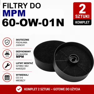  Filtr węglowy do MPM-60-OW-01N  | 2 szt.