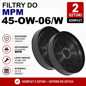  Filtr węglowy do MPM-45-OW-06/W  | 2 szt.