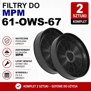  Filtr węglowy do MPM-61-OWS-67  | 2 szt.