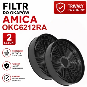 Filtr węglowy  do okapów  Amica OKC6212RA   kpl 2 szt  