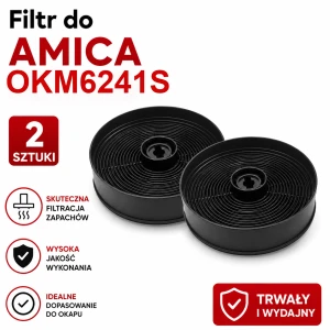 Filtr węglowy do Amica OKM6241S kpl 2 szt.  