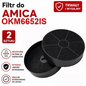 Filtr węglowy do Amica OKM6652IS   kpl 2 szt.